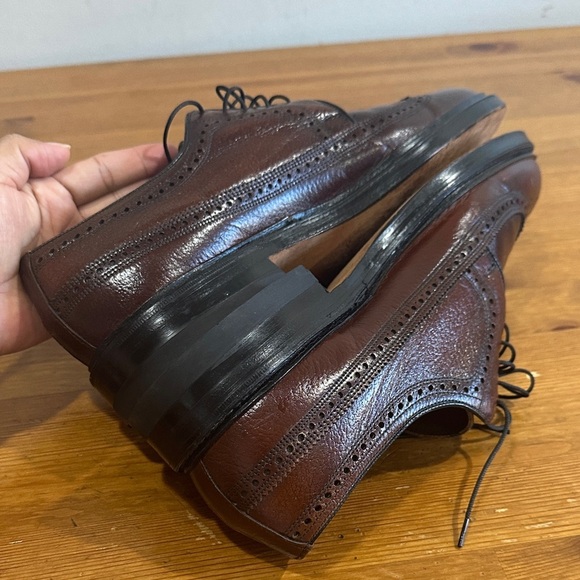 Sears Dark Brown Leather Men\'s Oxford Shoes main image 2